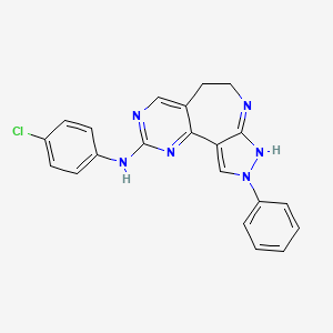 molecular formula C21H17ClN6 B7880159 CID 50742709 