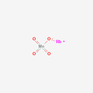 molecular formula MnO4Rb B078802 高锰酸铷 CAS No. 13465-49-1