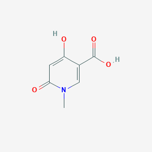 molecular formula C7H7NO4 B7880365 4-Hydroxy-1-methyl-6-oxopyridine-3-carboxylic acid 