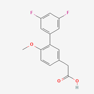 [3-(3,5-Difluorophenyl)-4-methoxyphenyl]acetic acid