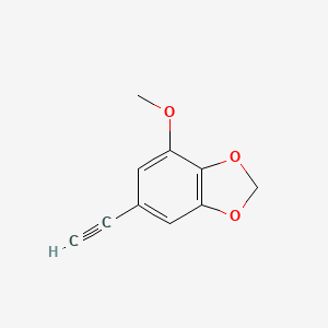 molecular formula C10H8O3 B7880400 6-Ethynyl-4-methoxy-2H-1,3-benzodioxole 