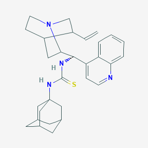 molecular formula C30H38N4S B7880410 N-1-adamantyl-N'-[(9S)-cinchonan-9-yl]thiourea 