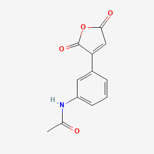 N-[3-(2,5-dioxofuran-3-yl)phenyl]acetamide