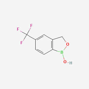 molecular formula C8H6BF3O2 B7880507 5-(Trifluoromethyl)benzo[c][1,2]oxaborol-1(3h)-ol 