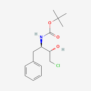 molecular formula C15H22ClNO3 B7880615 tert-Butyl ((2R,3S)-4-chloro-3-hydroxy-1-phenylbutan-2-yl)carbamate 