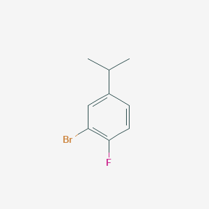 molecular formula C9H10BrF B7880629 3-Bromo-4-fluoroisopropylbenzene 