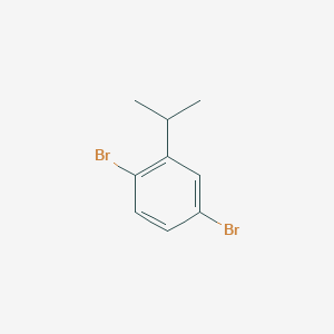 molecular formula C9H10Br2 B7880636 1,4-Dibromo-2-isopropyl-benzene CAS No. 58683-74-2