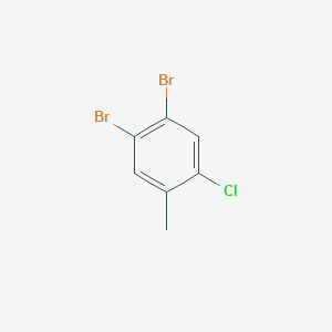 molecular formula C7H5Br2Cl B7880658 1,2-Dibromo-4-chloro-5-methylbenzene 