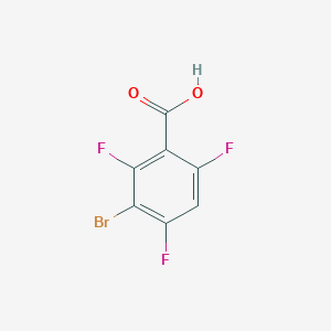 molecular formula C7H2BrF3O2 B7880701 3-Bromo-2,4,6-trifluorobenzoic acid 