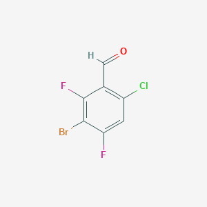 3-Bromo-6-chloro-2,4-difluorobenzaldehyde