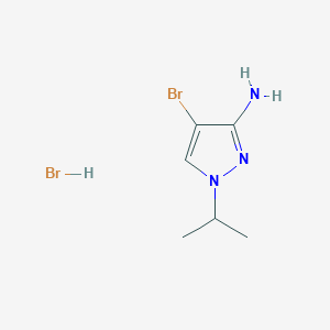 4-Bromo-1-isopropyl-1H-pyrazol-3-amine hydrobromide