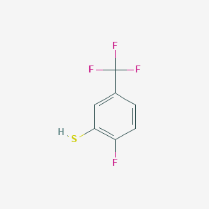 molecular formula C7H4F4S B7880723 2-Fluoro-5-trifluoromethylbenzenethiol CAS No. 304901-48-2