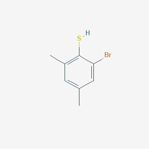 molecular formula C8H9BrS B7880743 2-Bromo-4,6-dimethylbenzenethiol 