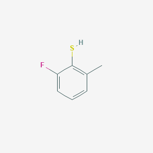 molecular formula C7H7FS B7880754 2-Fluoro-6-methylbenzenethiol 