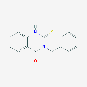 molecular formula C15H12N2OS B078808 3-Benzyl-2-mercapto-3H-quinazolin-4-one CAS No. 13906-05-3
