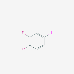 molecular formula C7H5F2I B7880817 1,2-Difluoro-4-iodo-3-methylbenzene 