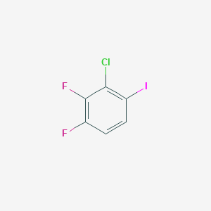 molecular formula C6H2ClF2I B7880825 2-Chloro-3,4-difluoro-1-iodobenzene 