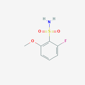 molecular formula C7H8FNO3S B7880840 2-Fluoro-6-methoxybenzenesulfonamide 