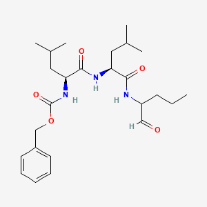 molecular formula C25H39N3O5 B7880871 Z-Leu-Leu-Norvalinal 