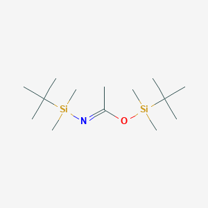molecular formula C14H33NOSi2 B7880924 N,O-Bis(tert-butyldimethylsilyl)acetamide 
