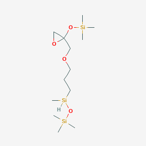 molecular formula C13H32O4Si3 B7880940 3-(3-Glycidoxypropyl) heptamethyl trisiloxane 