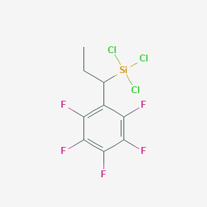 molecular formula C9H6Cl3F5Si B7880946 Penta-fluorophenylpropyltrichlorosilane 