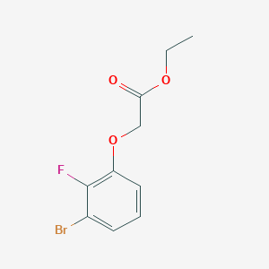 molecular formula C10H10BrFO3 B7881079 Ethyl 2-(3-bromo-2-fluorophenoxy)acetate 