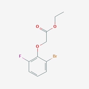molecular formula C10H10BrFO3 B7881082 Ethyl 2-(2-bromo-6-fluorophenoxy)acetate 