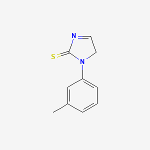 molecular formula C10H10N2S B7881157 1-(m-Tolyl)-1H-imidazole-2(5H)-thione 