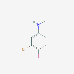 molecular formula C7H7BrFN B7881237 3-Bromo-4-fluoro-N-methylaniline 