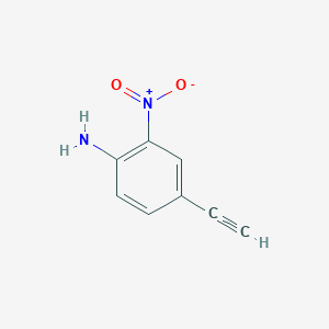 molecular formula C8H6N2O2 B7881293 4-Amino-3-nitrophenylacetylene 
