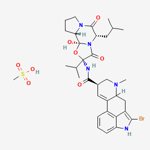 molecular formula C33H44BrN5O8S B7881339 2-溴麦角隐亭甲磺酸盐 