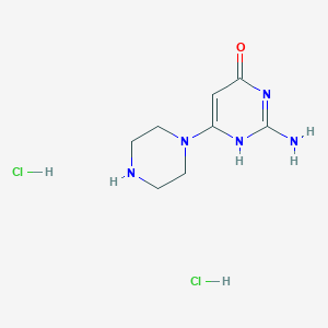 molecular formula C8H15Cl2N5O B7881357 CID 50944281 