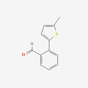 molecular formula C12H10OS B7881381 2-(5-Methylthiophen-2-yl)benzaldehyde 