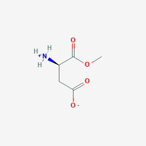 molecular formula C5H9NO4 B7881384 (3R)-3-azaniumyl-4-methoxy-4-oxobutanoate 