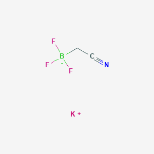 molecular formula C2H2BF3KN B7881391 potassium;cyanomethyl(trifluoro)boranuide 