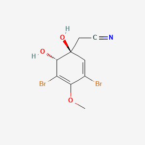 molecular formula C9H9Br2NO3 B7881393 Aeroplysinin I CAS No. 55057-73-3