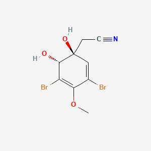 molecular formula C9H9Br2NO3 B7881393 аэроплисинин I CAS No. 55057-73-3