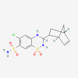 molecular formula C14H16ClN3O4S2 B7881401 Cyclothiazide, United States PharmacopeiaReference Standard 