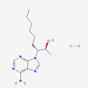 molecular formula C14H24ClN5O B7881408 EHNA hydrochloride CAS No. 81408-45-9