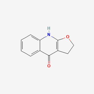 molecular formula C11H9NO2 B7881446 3,9-dihydrofuro[2,3-b]quinolin-4(2H)-one CAS No. 33793-83-8