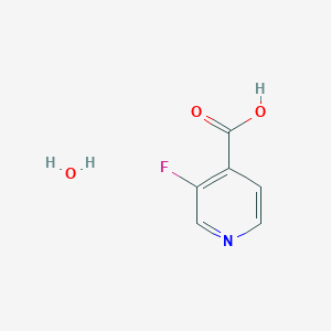 molecular formula C6H6FNO3 B7881461 3-Fluoroisonicotinic acid monohydrate 
