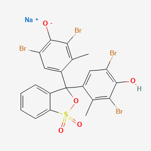 molecular formula C21H13Br4NaO5S B7881521 CID 106786 