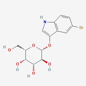 molecular formula C14H16BrNO6 B7881526 (2R,3S,4R,5S,6S)-2-[(5-bromo-1H-indol-3-yl)oxy]-6-(hydroxymethyl)oxane-3,4,5-triol 