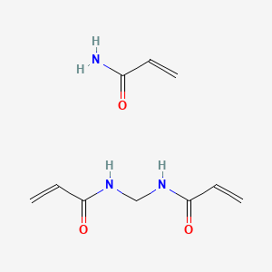 molecular formula C10H15N3O3 B7881531 2-Propenamide, N,N'-methylenebis-, polymer with 2-propenamide CAS No. 198493-83-3