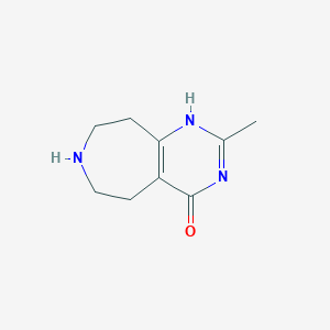 2-methyl-1,5,6,7,8,9-hexahydropyrimido[4,5-d]azepin-4-one