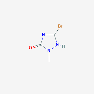 molecular formula C3H4BrN3O B7881669 CID 51000392 