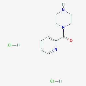molecular formula C10H15Cl2N3O B7881709 1-(Pyridin-2-ylcarbonyl)piperazine dihydrochloride 