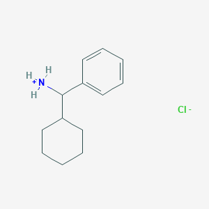 [Cyclohexyl(phenyl)methyl]azanium;chloride