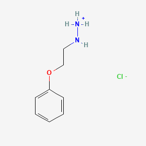 molecular formula C8H13ClN2O B7881800 Hydrazine, (2-phenoxyethyl)-, hydrochloride 
